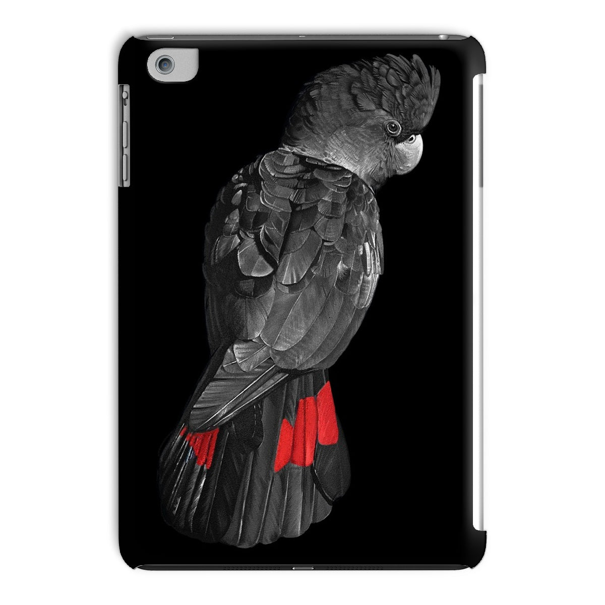 Red Tailed Black Cockatoo iPad and Tablet Cases
