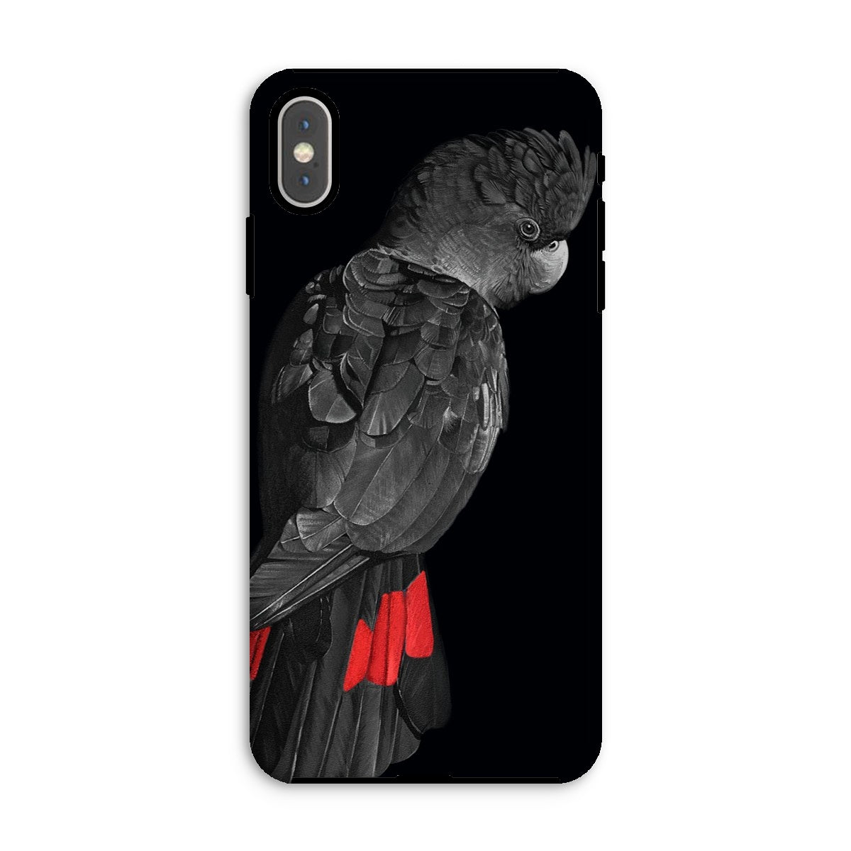Red Tailed Black Cockatoo Tough Phone Case