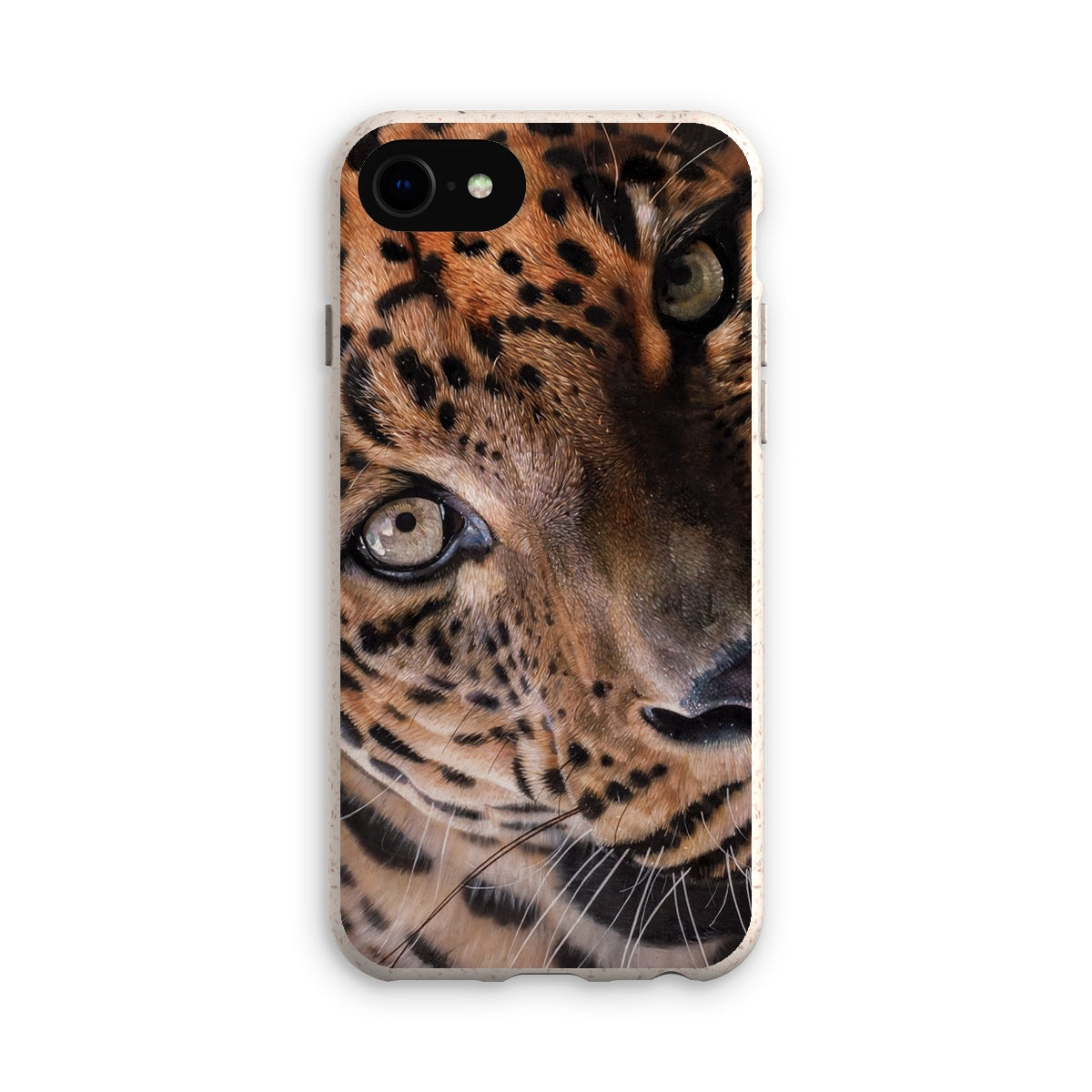 Lazy leopard Eco Phone Case