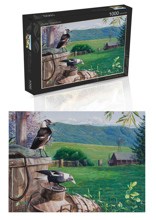 Magpie Morning (1000 Piece Puzzle)