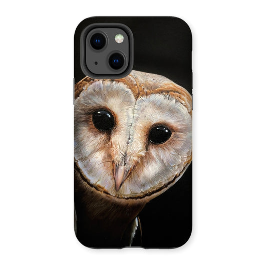 Look Whoooo- Barn owl Tough Phone Case