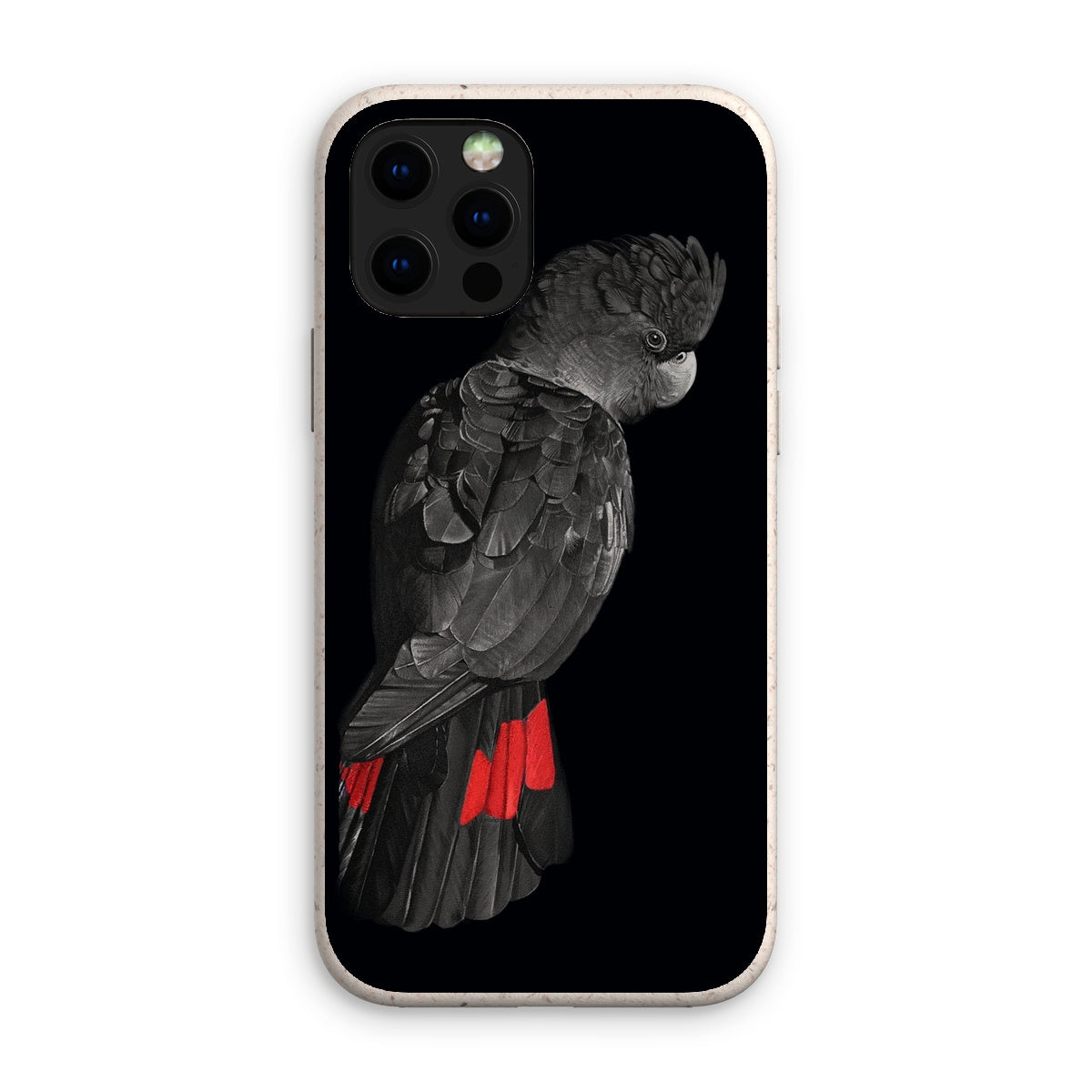 Red Tailed Black Cockatoo Eco Phone Case