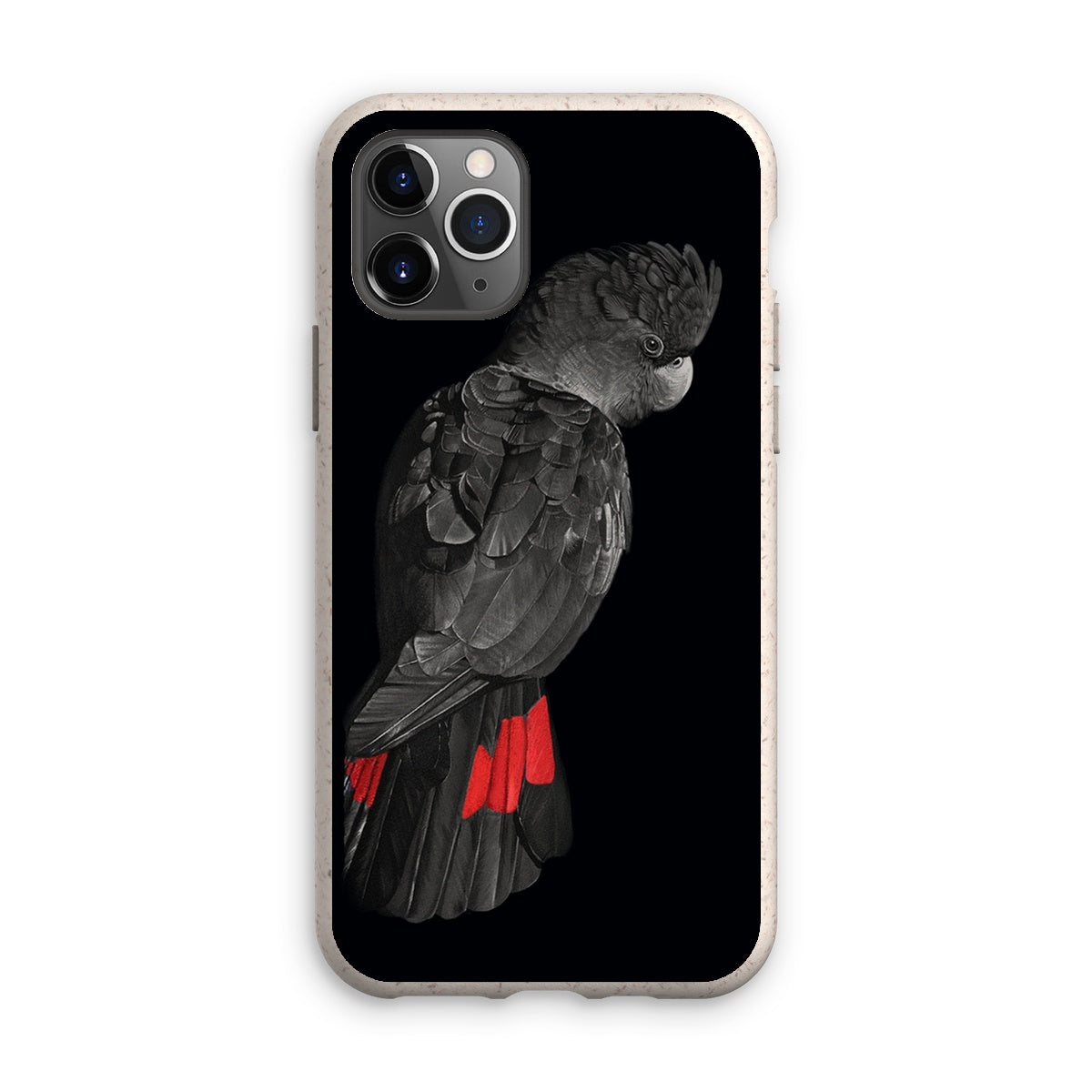 Red Tailed Black Cockatoo Eco Phone Case