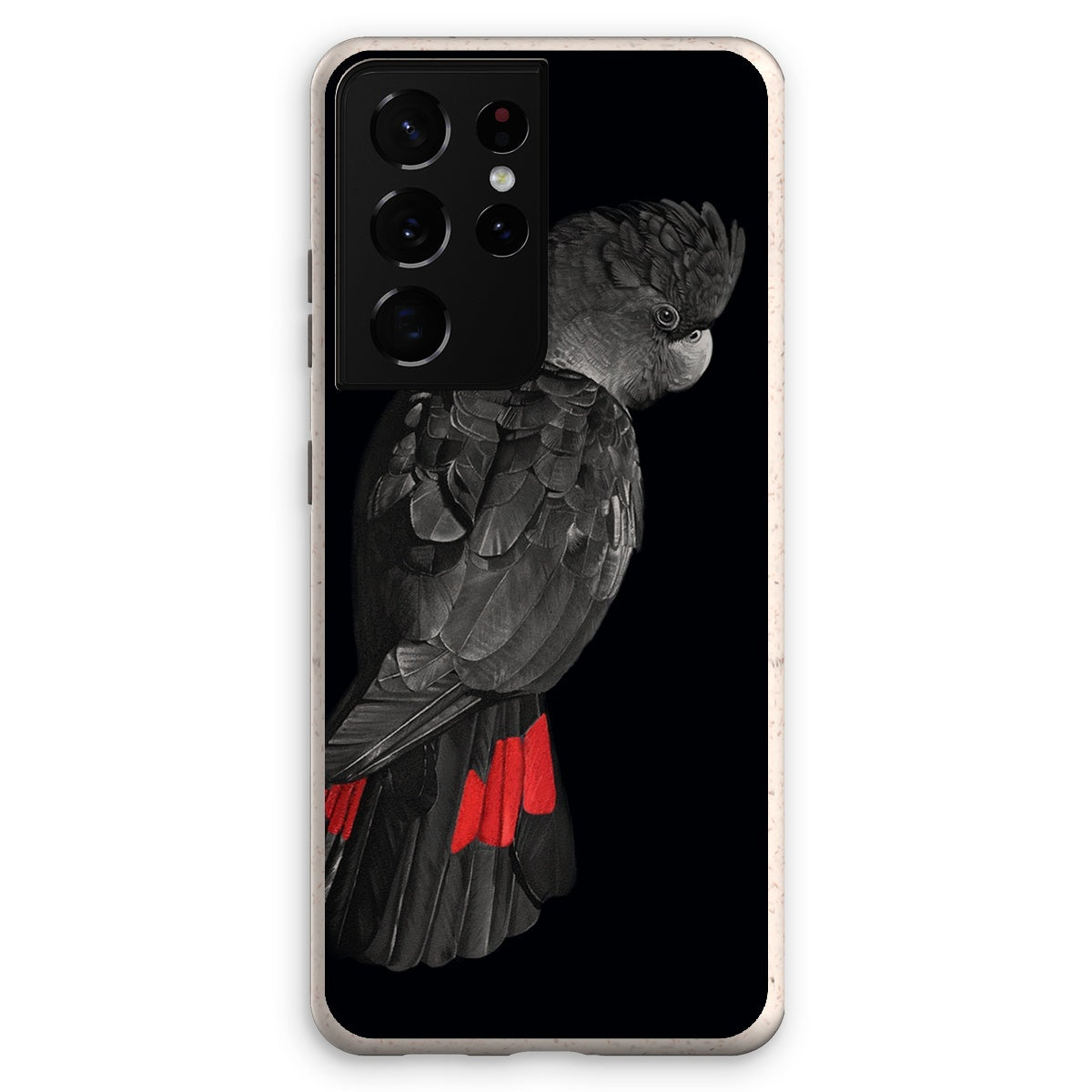 Red Tailed Black Cockatoo Eco Phone Case