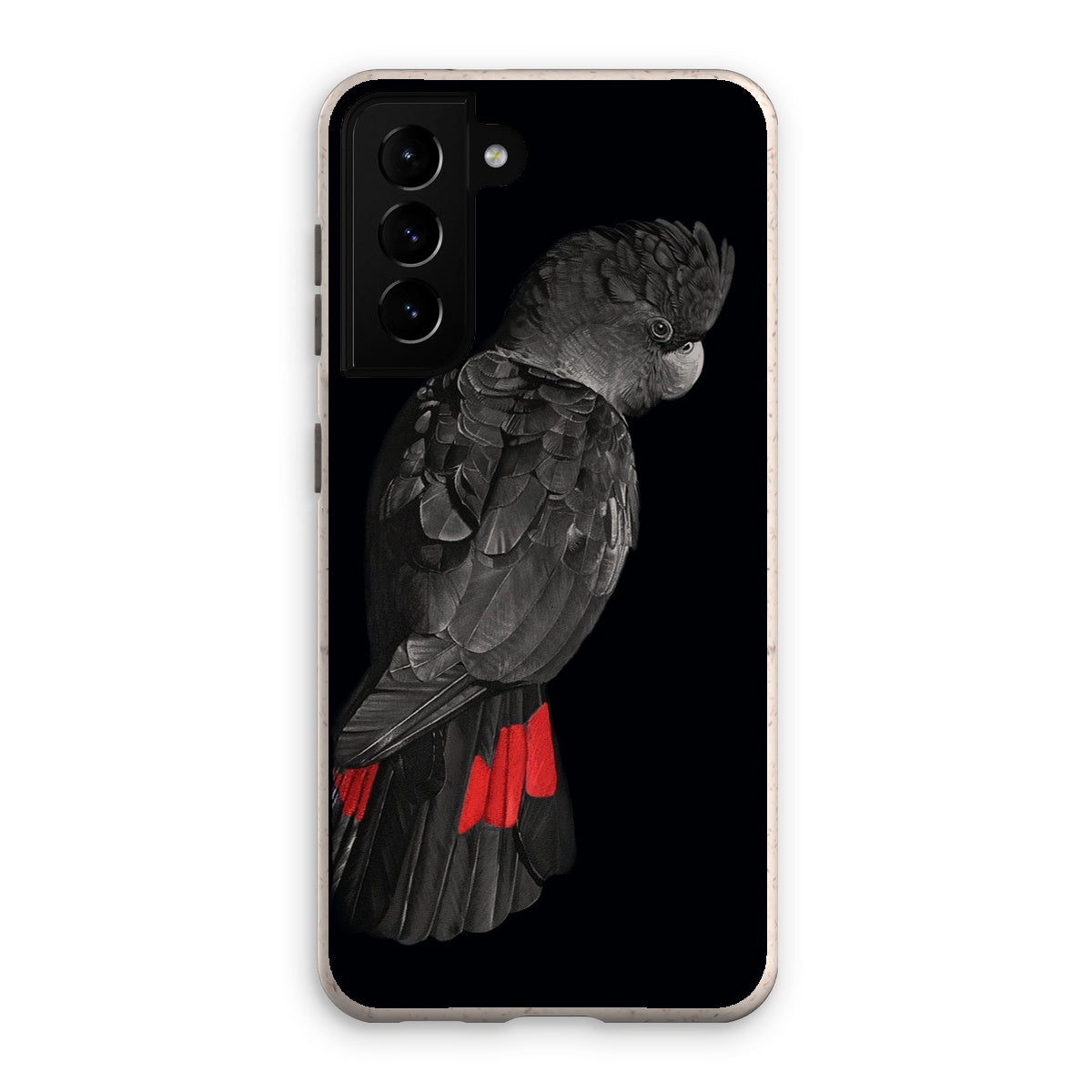 Red Tailed Black Cockatoo Eco Phone Case