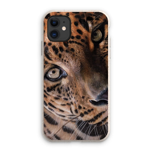 Lazy leopard Eco Phone Case