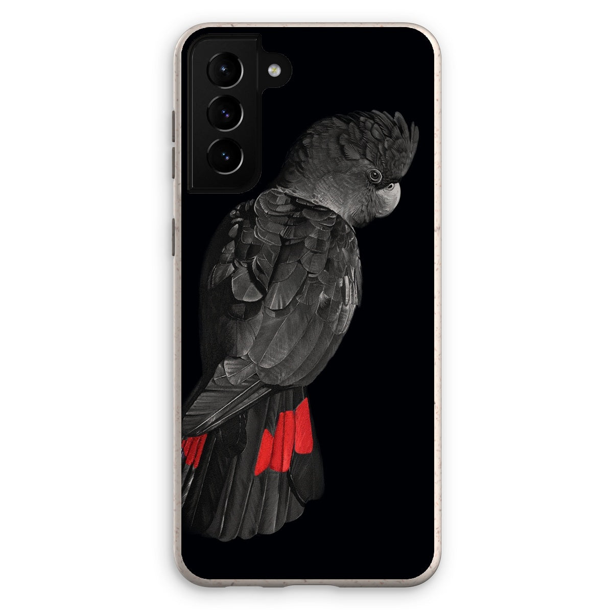 Red Tailed Black Cockatoo Eco Phone Case