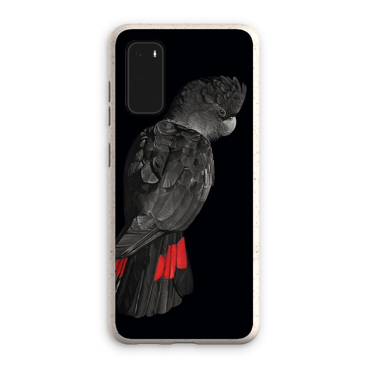 Red Tailed Black Cockatoo Eco Phone Case