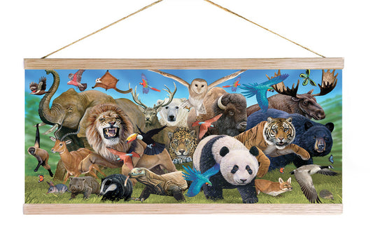 Animals of The World Stampede Wall Hanger