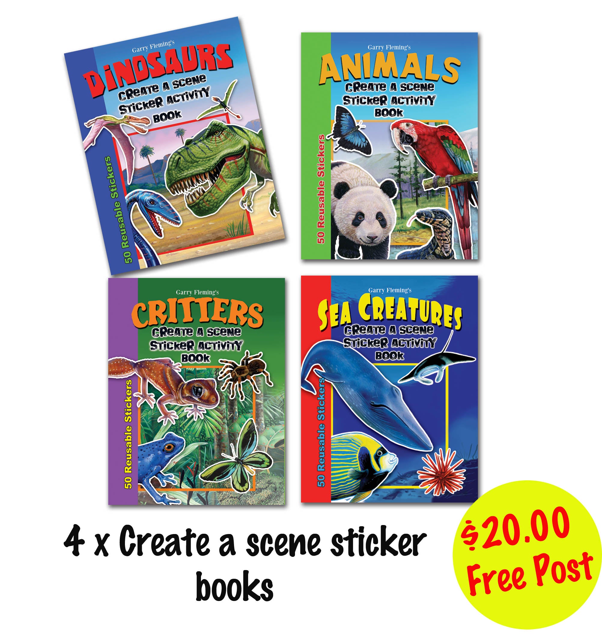 Sticker Activity Book Bundle