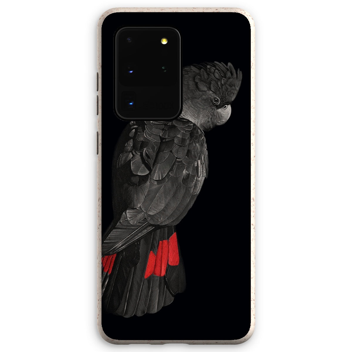 Red Tailed Black Cockatoo Eco Phone Case