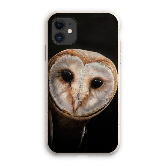 Look Whoooo- Barn owl Eco Phone Case