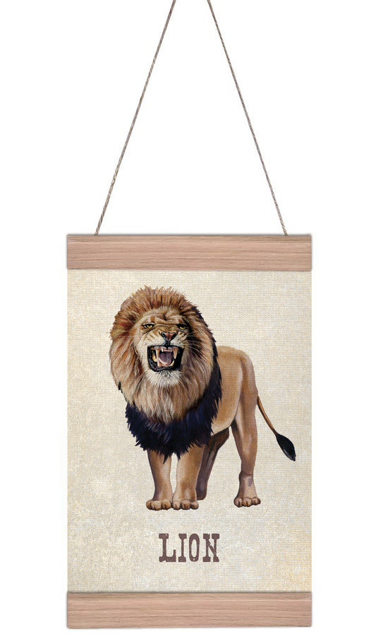 Lion Customisable Wall Hanger