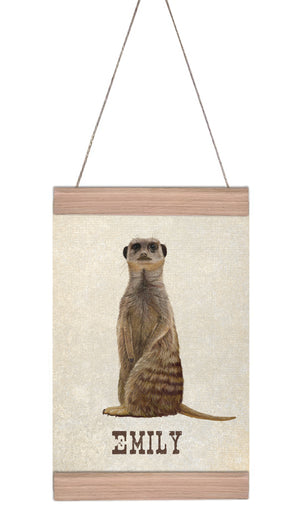 Open image in slideshow, Meerkat Customisable Wall Hanger
